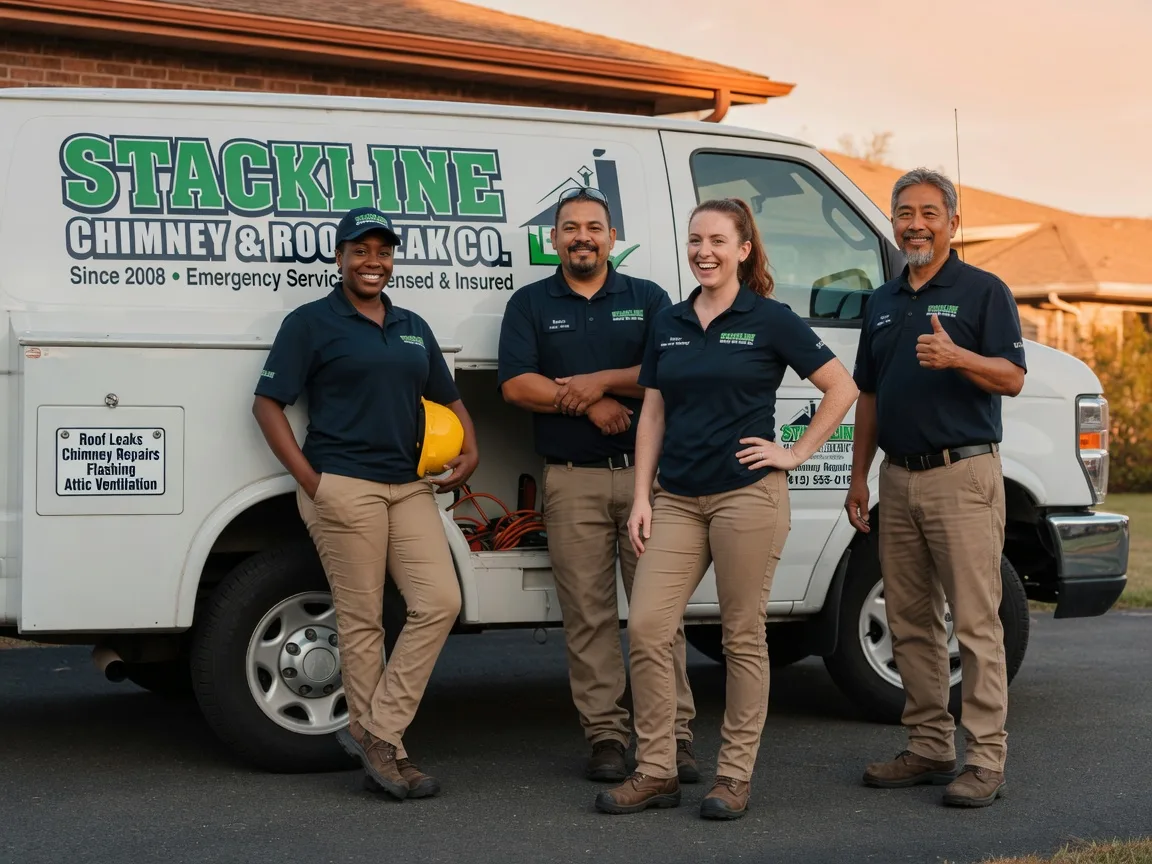 Chimney flashing repair company in Winton, MN